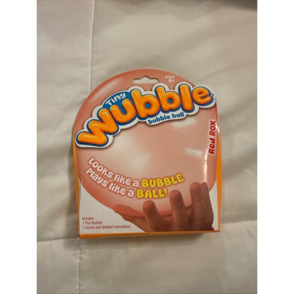 Wubble Other - Tiny Wubble Bubble Ball Red Rox Squishy Super Soft Portable Toy 72251 NSI